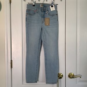 J. Crew 9” high-rise toothpick 25P jeans